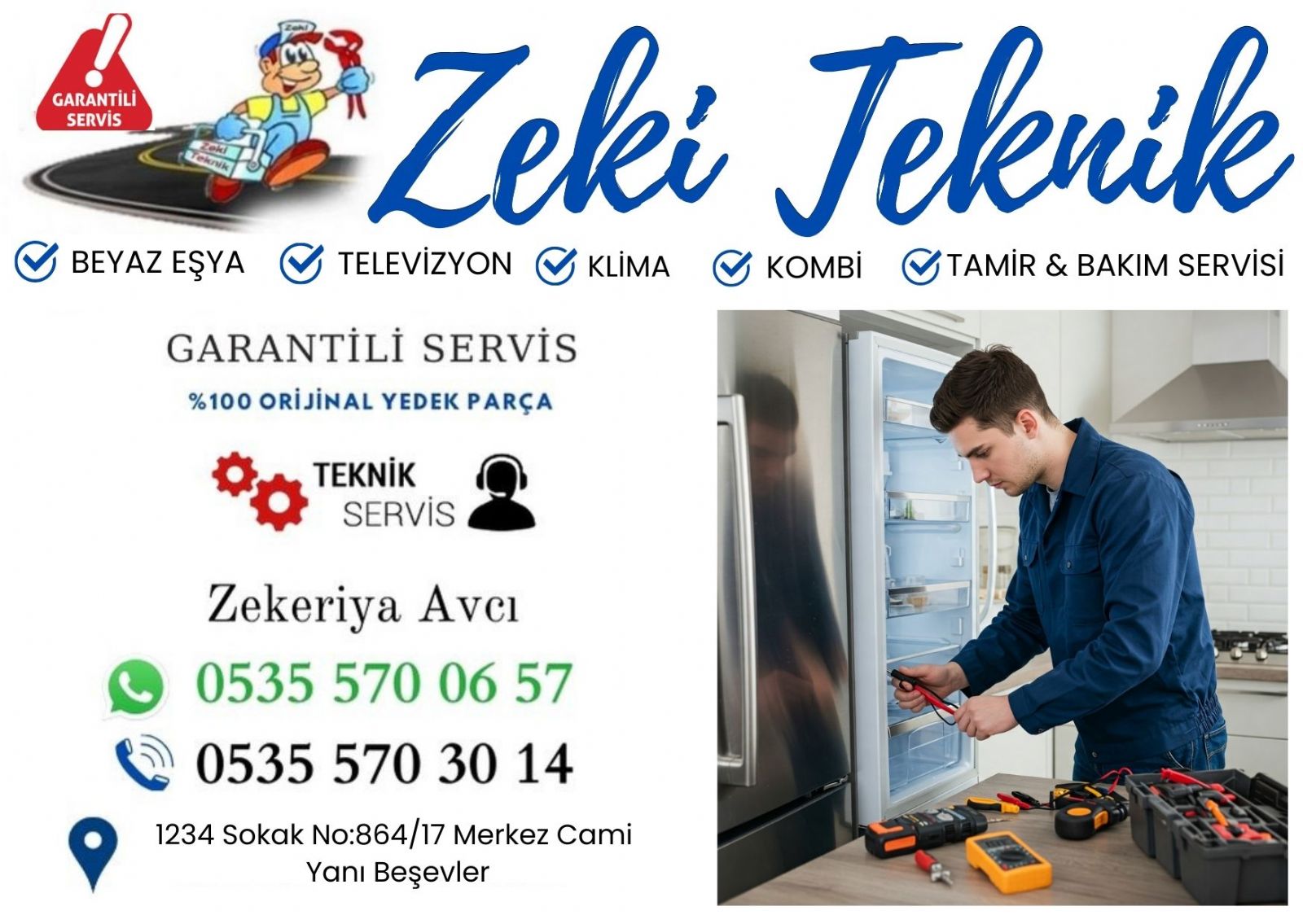 Beşevler Buzdolabı Servisi